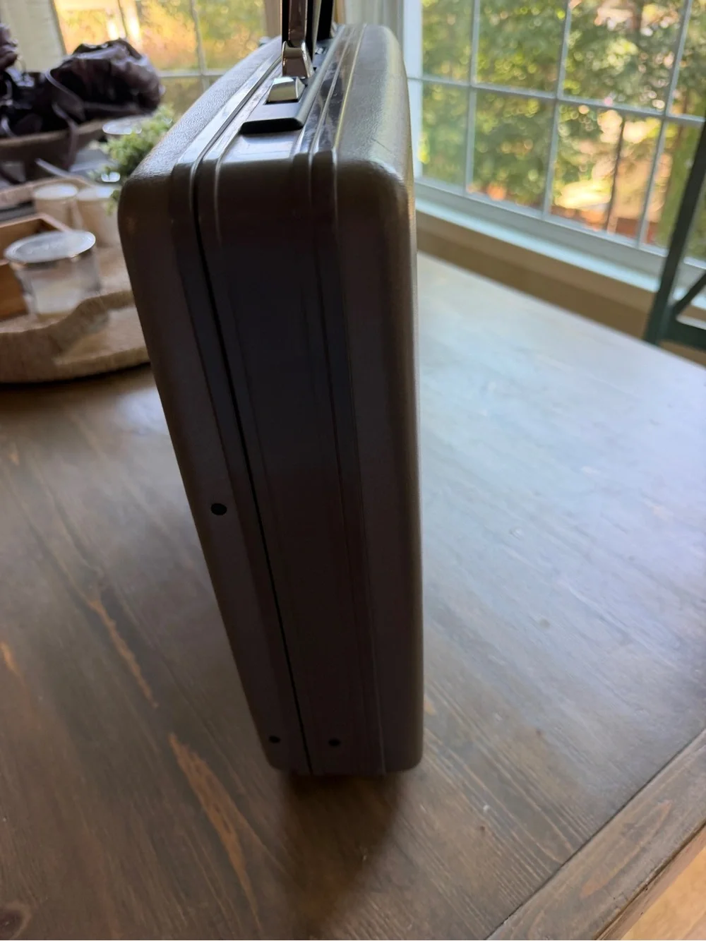 American Tourister Black and Silver Luggage Handle with Combination Lock